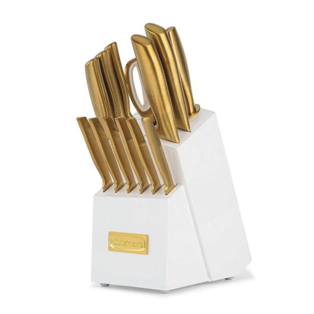 Cuisinart -  Knife Cutlery Block Set White Classic 15 White